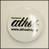athos（アトス）ロゴ缶バッジ（ホワイト/白）